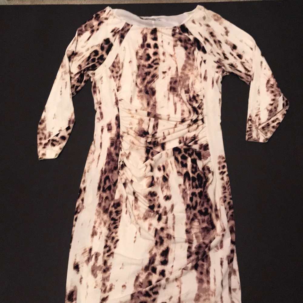 Jennifer Lopez Animal Print Dress